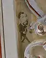 Caricatura en la bóveda.