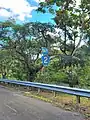 Carretera PR-142 norte acercándose al intercambio con la carretera PR-2 en el barrio Espinosa, Dorado