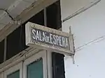 Cartel "Sala de Espera"