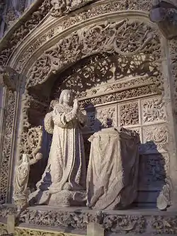 Sepulcro de Alfonso de Castilla, en la cartuja de Miraflores.