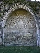 Arcada en un antiguo lavatorium, priorato de Kirkham (siglo XII al XIII)