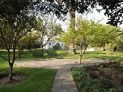 Patio de la casa.