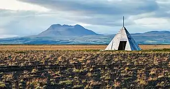 Paisaje en las cercanías de Hvolsvöllur