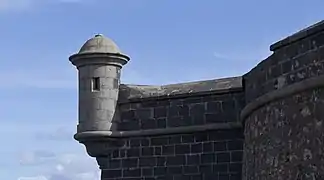 Detalle de una almena.