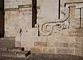 Detalle de la entrada de la catedral.
