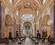 Interior de la catedral.