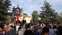 Celebración el 2 de septiembre de San Antolín con una procesión y dos gigantes cabezudos