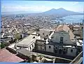 Cartuja de San Martino, puerto y Vesubio desde el castillo.