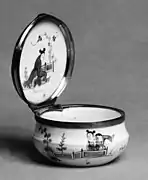Caja circular, cerca de 1740. Museo Art Walters.