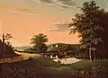La residencia de José Bonaparte en Bordentown, atribuido a Chales Lawrence 1813-1837