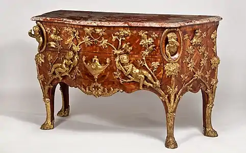 Cómoda de Charles Cressent, Waddesdon Manor, (1730)