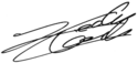 Firma de Charles Leclerc