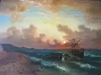 Désiré Chassin-Trubert. Naufragio frente a La Baja (Curva de Los Mayo)
