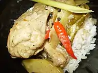 Adobo sa gata (de leche de coco)