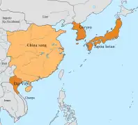 Asia Oriental desde el 960 hasta principios del siglo X.