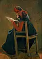 Chica leyendo (1851)
