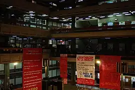 Vista de los distintos pisos