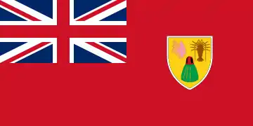Bandera de la Marina mercante. Ratio: 1:2