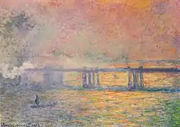 Monet, El puente de Charing Cross en Londres