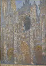 Monet, Vista de la catedral de Ruan