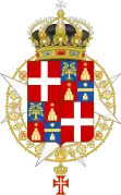 el Príncipe Luis Chigi Albani della Rovere, Gran Maestre de la Soberana Orden de Malta.