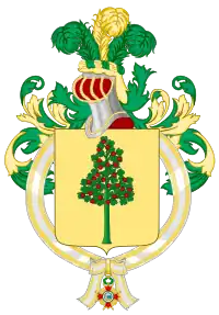Coat of Arms of Mariano Ospina Pérez (Order of Isabella the Catholic)