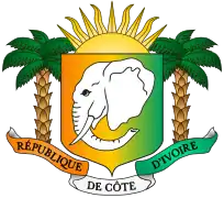 El escudo de Costa de Marfil