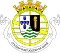 Escudo de armas de la Guinea Portuguesa, del 8 de mayo de 1935 al 11 de junio de 1951