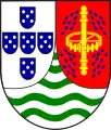 Escudo de armas pequeño de Santo Tomé y Príncipe durante la dominación portuguesa (1935-1951)