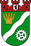 Escudo de armas de Marzahn-Hellersdorf.