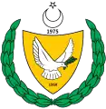 Escudo de armas del Estado Federado Turco de Chipre (1975-1983)