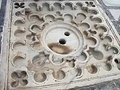 El colector de aguas pluviales