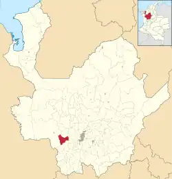 Municipio de Betulia - Antioquia ubicada en Antioquia