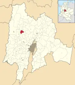 Nocaima ubicada en Cundinamarca