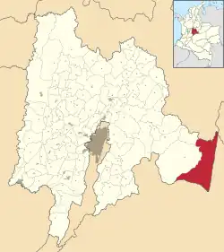 Paratebueno ubicada en Cundinamarca