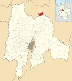 Simijaca ubicada en Cundinamarca
