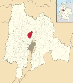 Subachoque ubicada en Cundinamarca