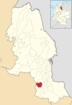 Mutiscua ubicada en Norte de Santander