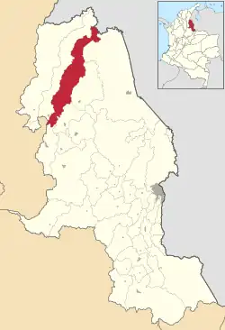 Teorama ubicada en Norte de Santander
