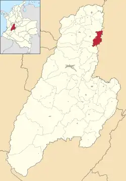 Ambalema ubicada en Tolima