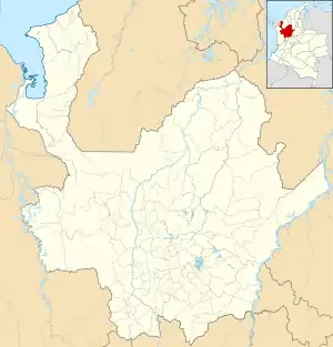 El Aro ubicada en Antioquia