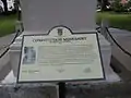 Rótulo informativo del monumento a la Constitución de 1812.