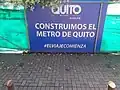 Metro de Quito 2019 En construcción