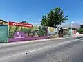 Sitio de obras de la remodelación del parque en 2024