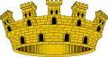 Corona mural de villa