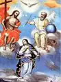 Coronación de la Virgen, por Manuel de Samaniego