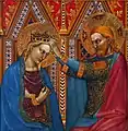 Coronación de la Virgen, siglo XIV, de Giovanni da Milano.