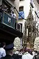 La Custodia en procesión en Corpus Christi.