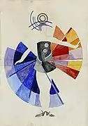 Vestuario para Aelita, obra de Alexandra Exter (1924)