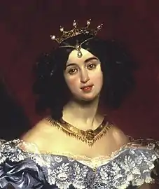 Detalle de la condesa Samoilova.